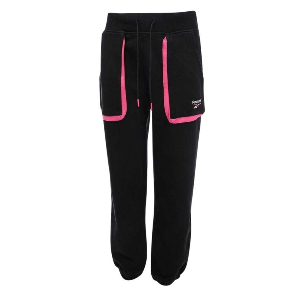 Reebok Womens/Ladies Logo Sweatpants / Black